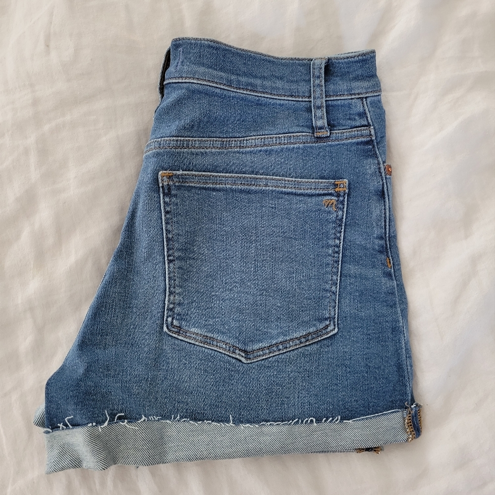 Madewell High Rise Jean Shorts, Medium Wash, Size 27